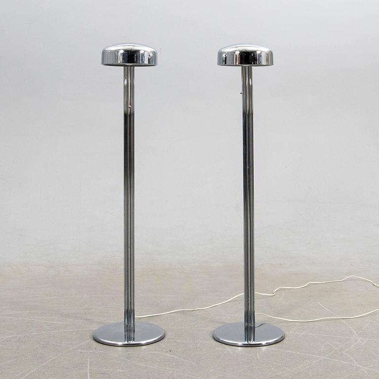 RICHARD CARRUTHERS, floor lamps, a pair, "Arcade", Ateljé Lyktan, 1970s/80s.