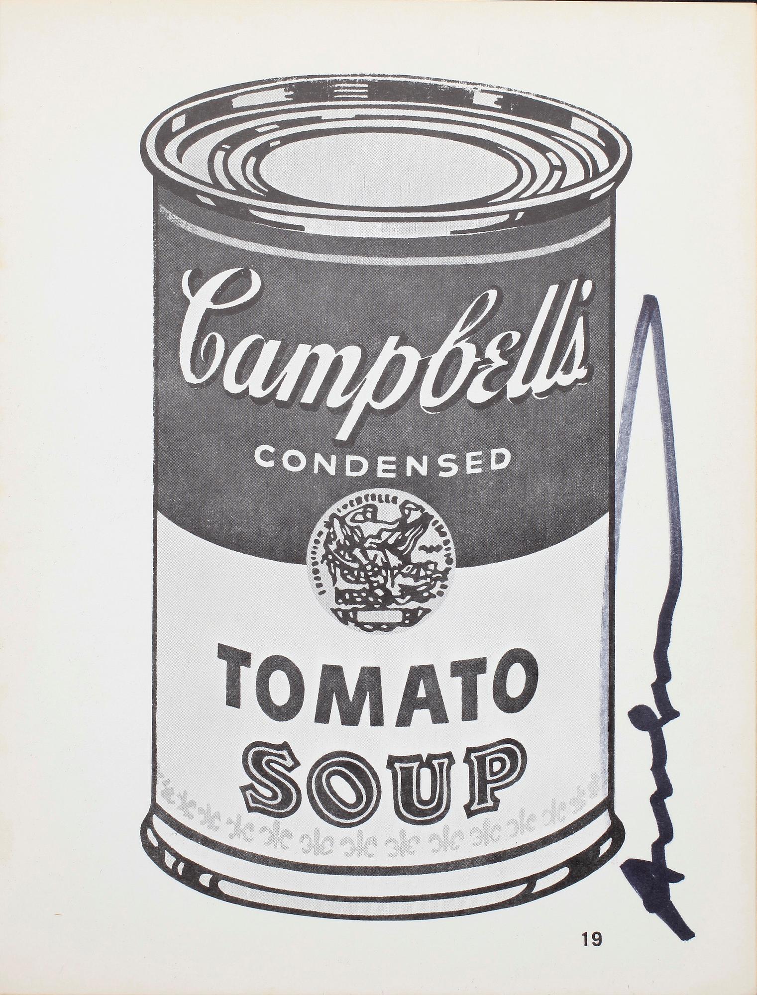 ANDY WARHOL, offsetprint, 1960/70-tal, signerad.