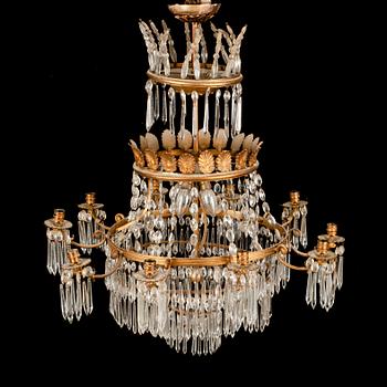 LJUSKRONA, omkr 1900. Höjd 85 cm.