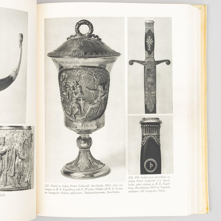Three books, the standard reference works on Swedish silver, Hernmarck et al., Stockholm 1941-45.