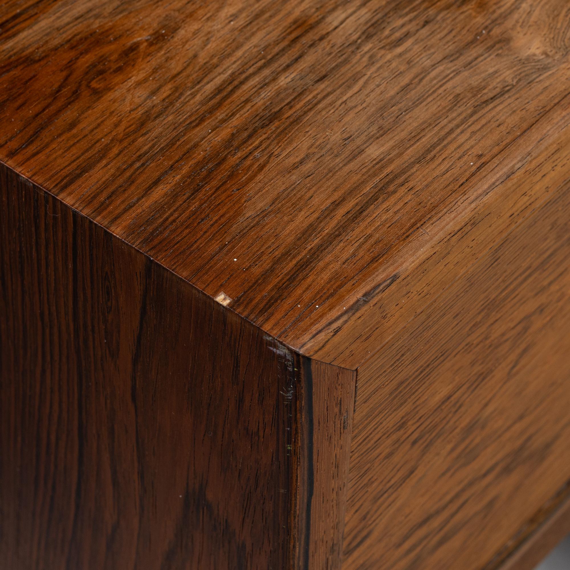 Poul Hundevad, a rosewood sideboard, Denmark, 1960-70's.