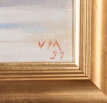 VIVI MUNSTERHJELM, olja på duk, signerad VM, daterad 21.