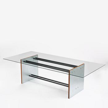 Per Söderberg, bord, "PS Bespoke Rectangular Glass Table", No Early Birds, Stockholm, 2020.