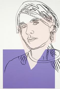 185. Andy Warhol, "Self-portrait".