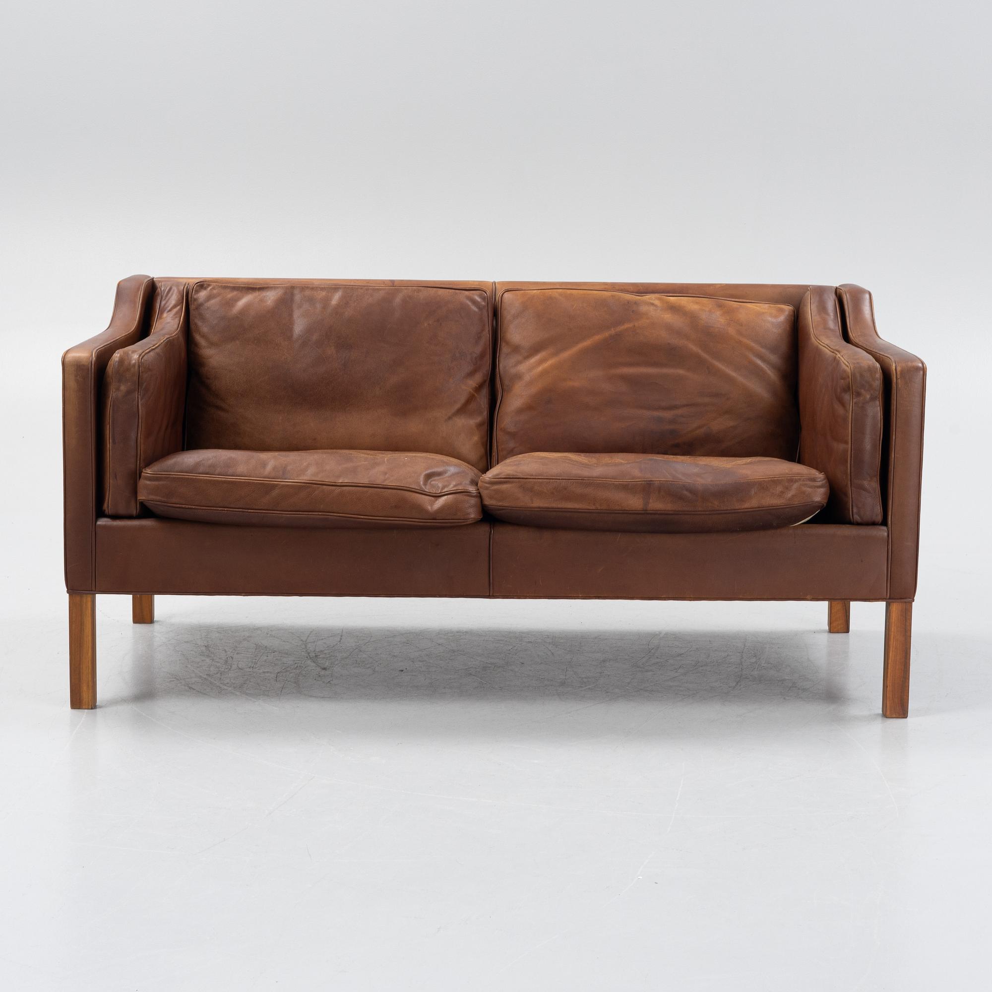 Børge Mogensen, soffa, modell 2212, Fredericia Stolefabrik, Danmark.