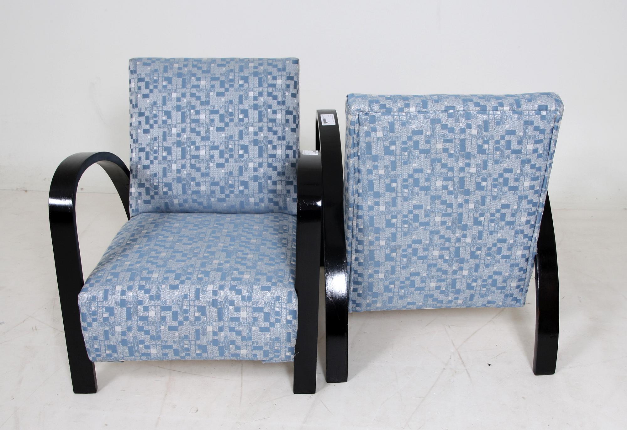 FÅTÖLJER, ett par, Art decostil, 1900-talets mitt.