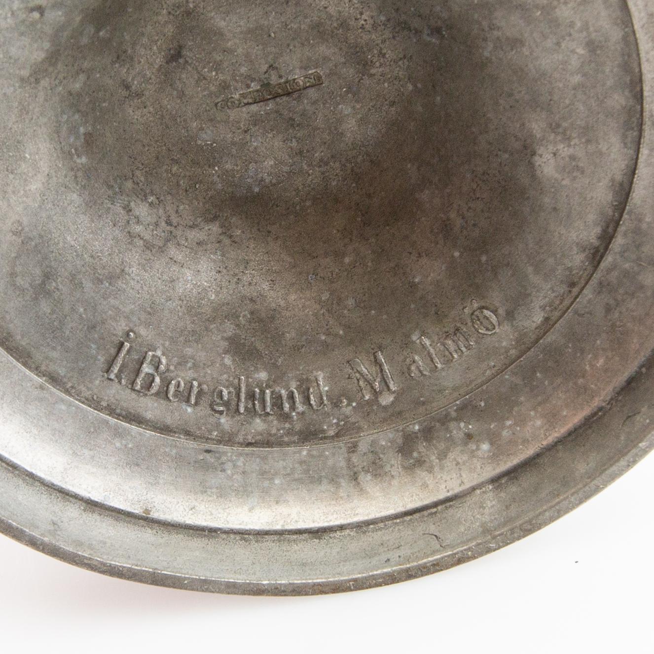 Candle holders 2 pairs, second half of the 19th century, tin.