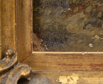 Thomas Sydney Cooper, Landscape with cows and figures.