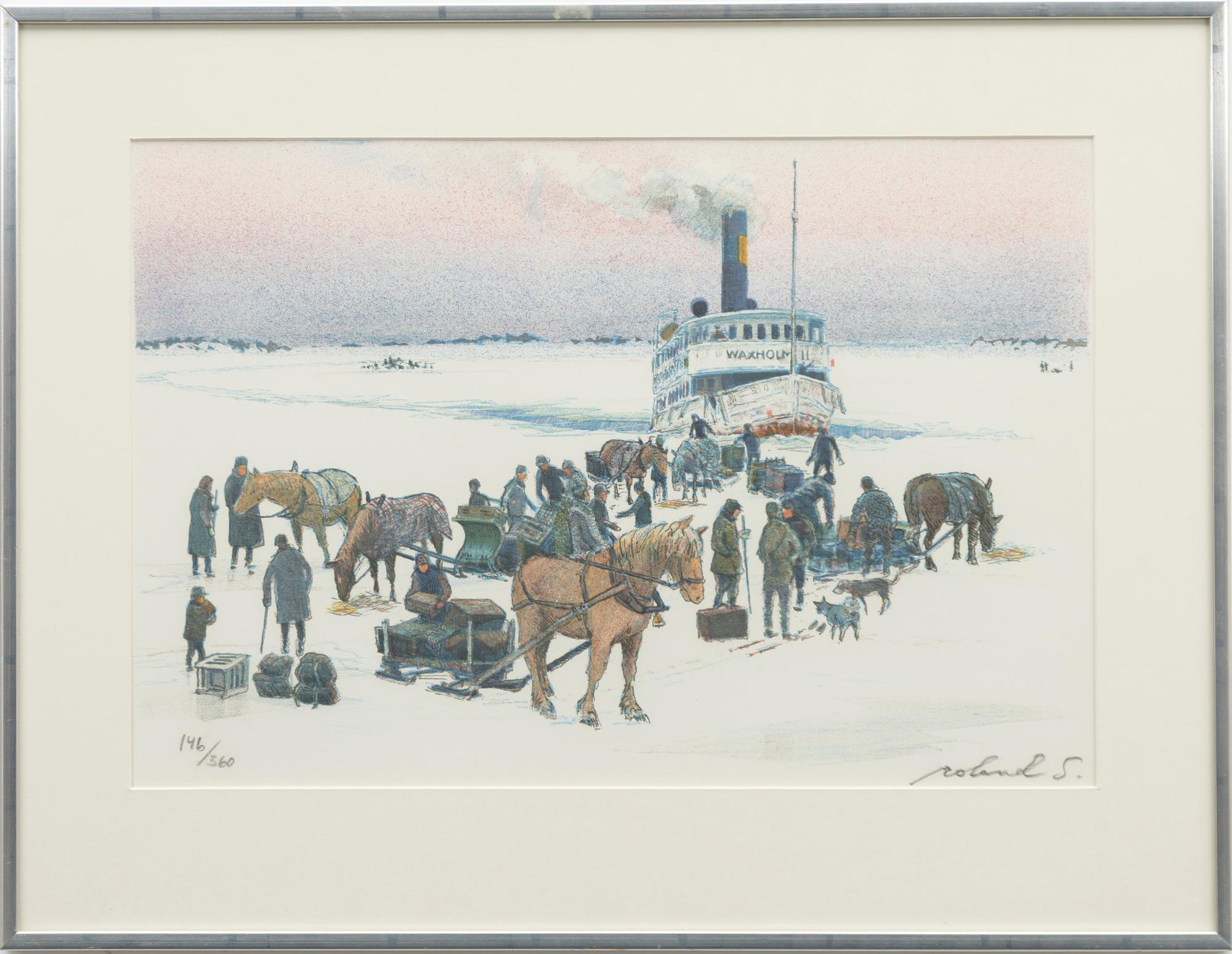 Roland Svensson, "Möte på isen".