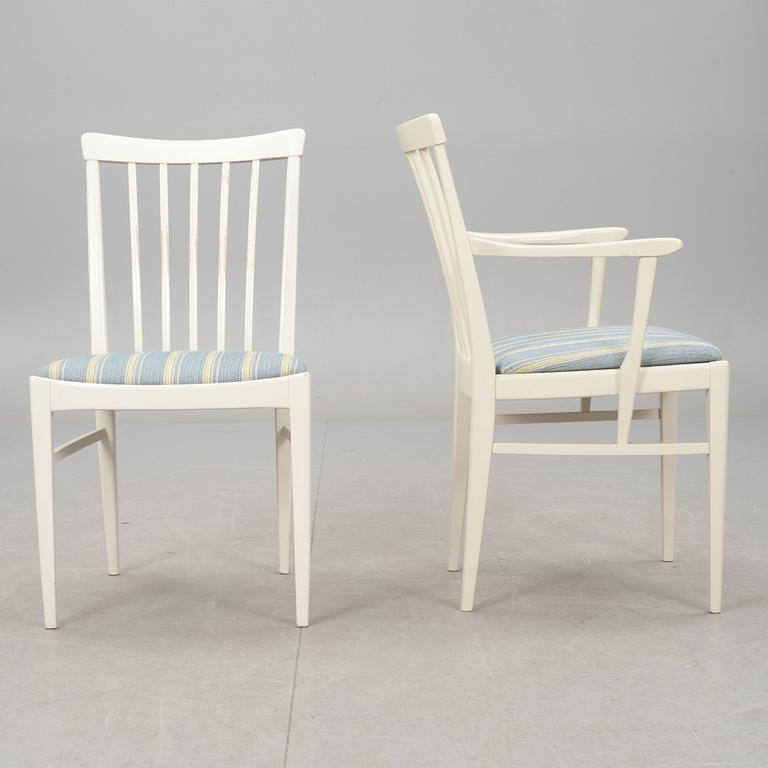 MATBORD samt STOLAR, 8 st. "Herrgården", Carl Malmsten för Bodafors.