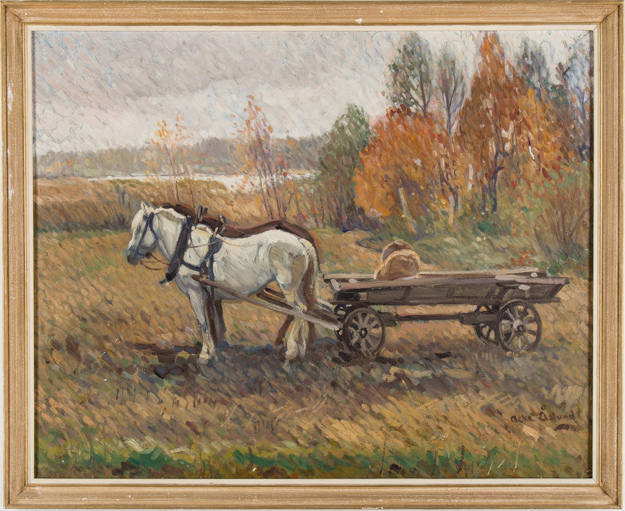 ACKE ÅSLUND, olja på duk, signerad Acke Åslund.