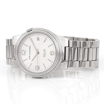 ARMBANDSUR, stål, Sjöö Sandström, Royal Steel, automatic.