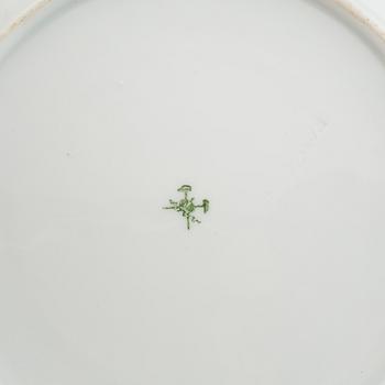 A 66 piece Pirkenhammer porcelain gilt edge dinner service, 1893 - 1918.