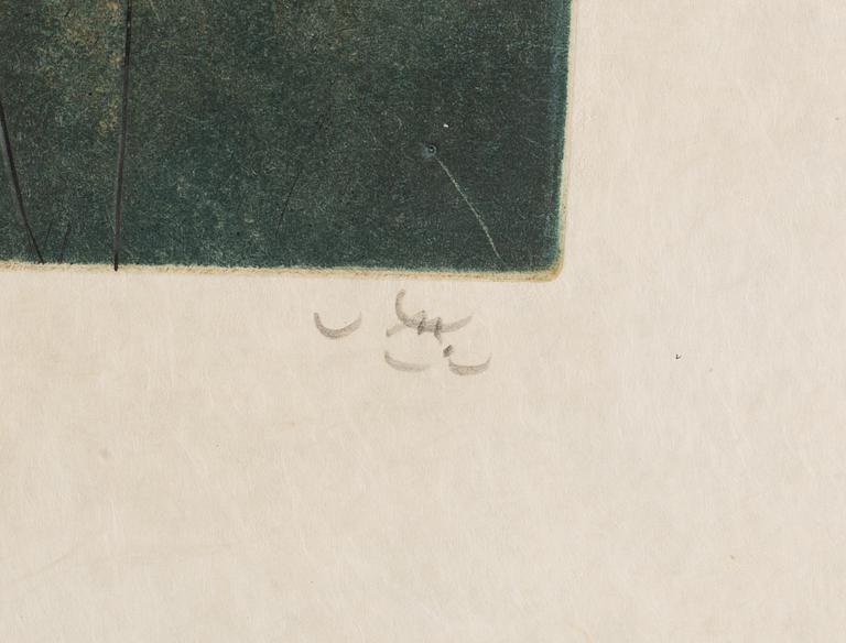 Roberto Matta, 10 st, akvatintetsningar på japanpapper, signerade och numrerade 68/100.