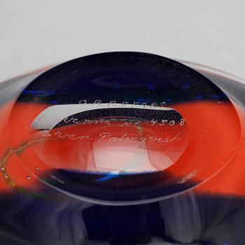 A Sven Palmqvist ravenna glass bowl, Orrefors 1970.