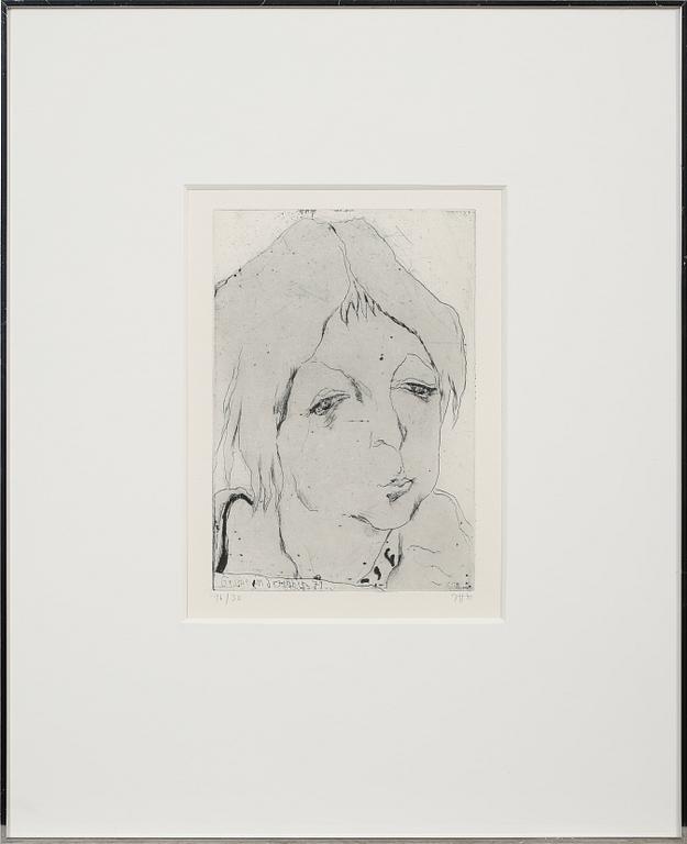 HORST JANSSEN, etsning, signerad och numrerad 16/30.