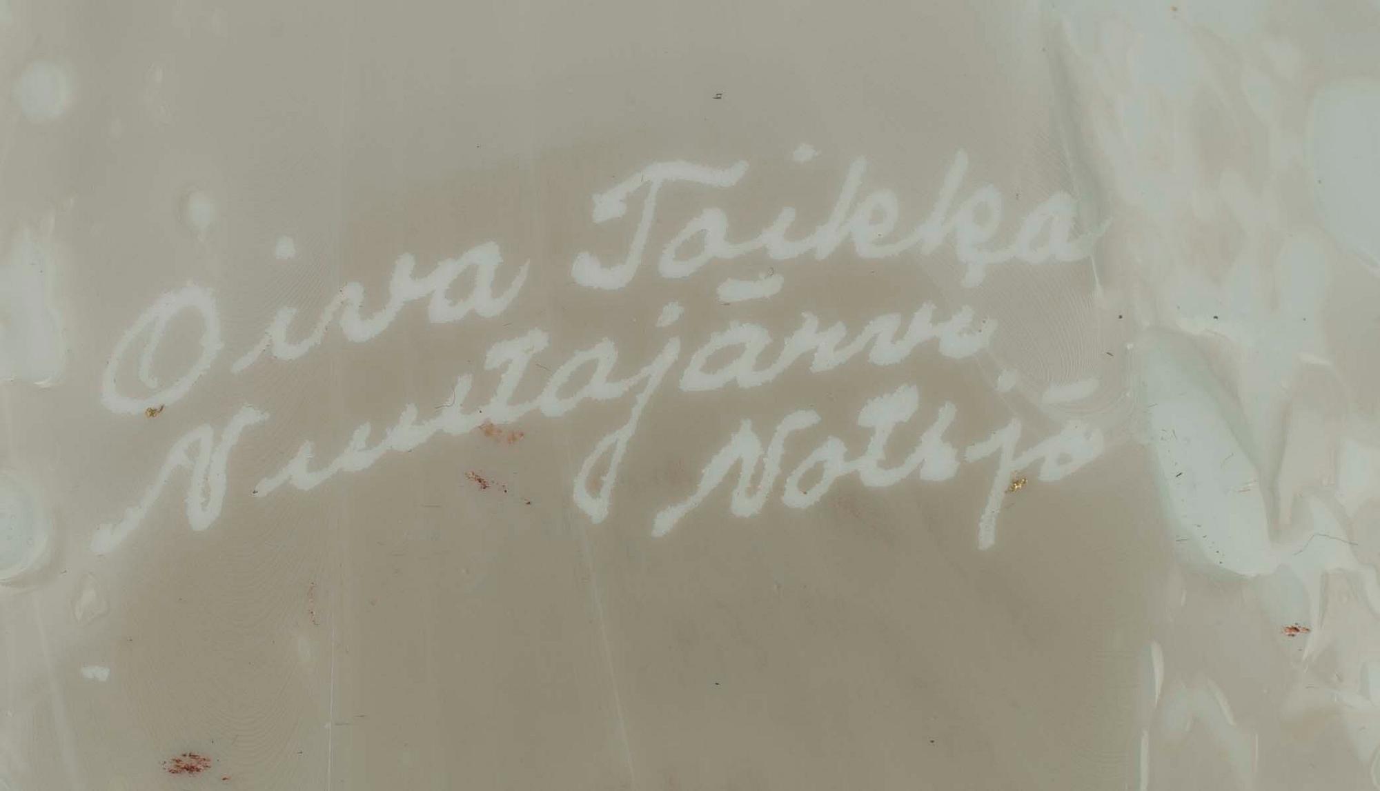 RIPA, glas, sign. Oiva Toikka Nuutajärvi Notsjö.