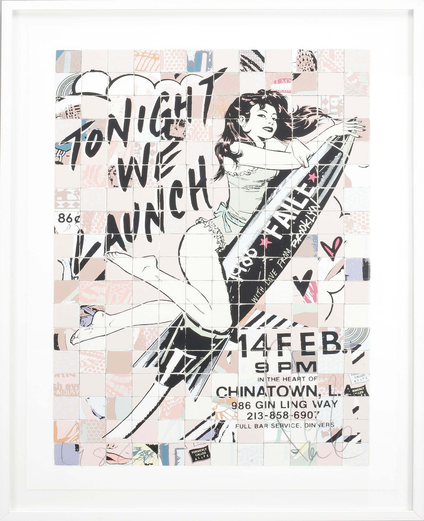 FAILE (PATRICK MCNEIL & PATRICK MILLER), screentryck, signerad o numrerad 57/100. Daterad 2010.