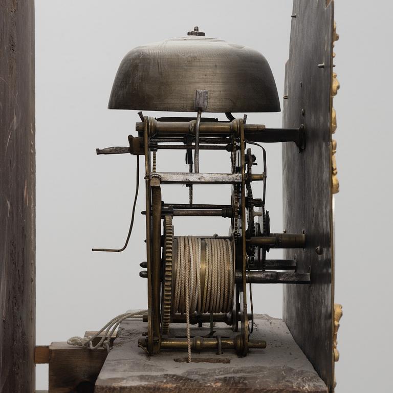 A 18th century longcase clock.