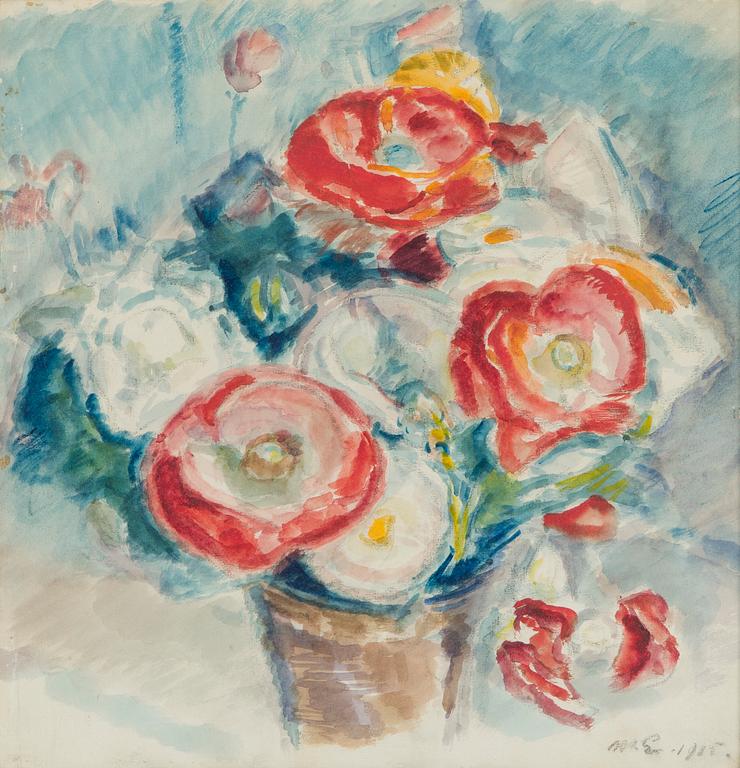 Magnus Enckell, Blommor i vas.