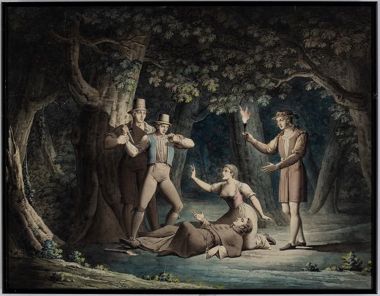 Pehr Emanuel Limnell, watercolour.