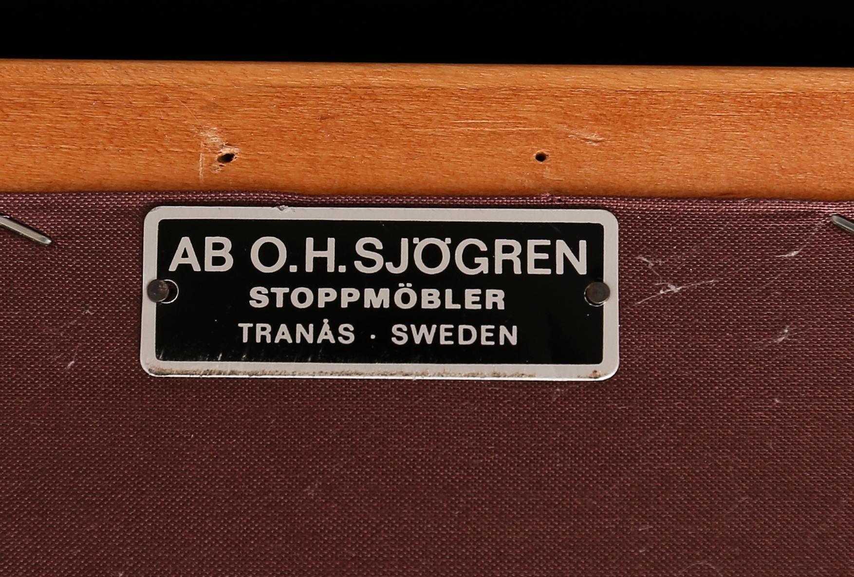 FÅTÖLJ, "Husfadern", Carl Malmsten, O.H. Sjögren, Tranås, 1900-talets andra hälft.