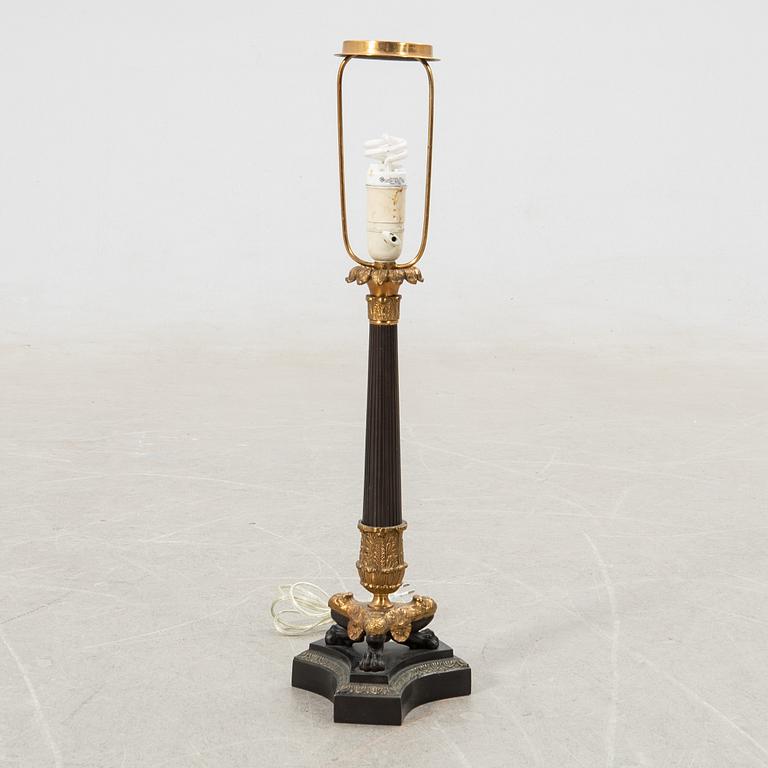 Table lamp in the Empire style, modern production.