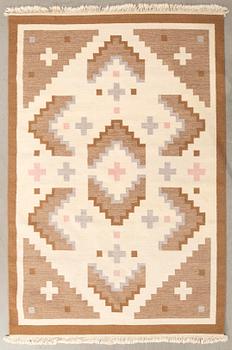 Rug, flat weave, approx. 236x168 cm.