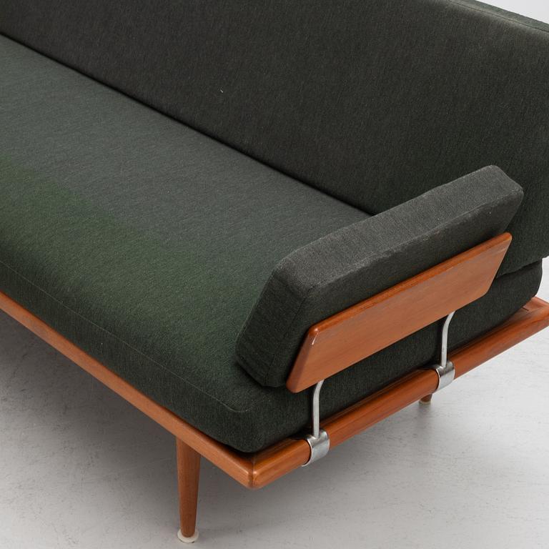 Peter Hvidt & Orla Mølgaard  Nielsen, a "Minerva" group with two sofas and a table, France & Son, Denmark, 1960's.