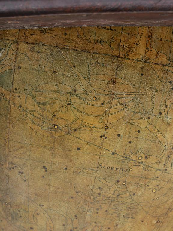 A celestial globe by A. Åkerman (manufacturer of globes in Uppsala 1759-78), 1766.