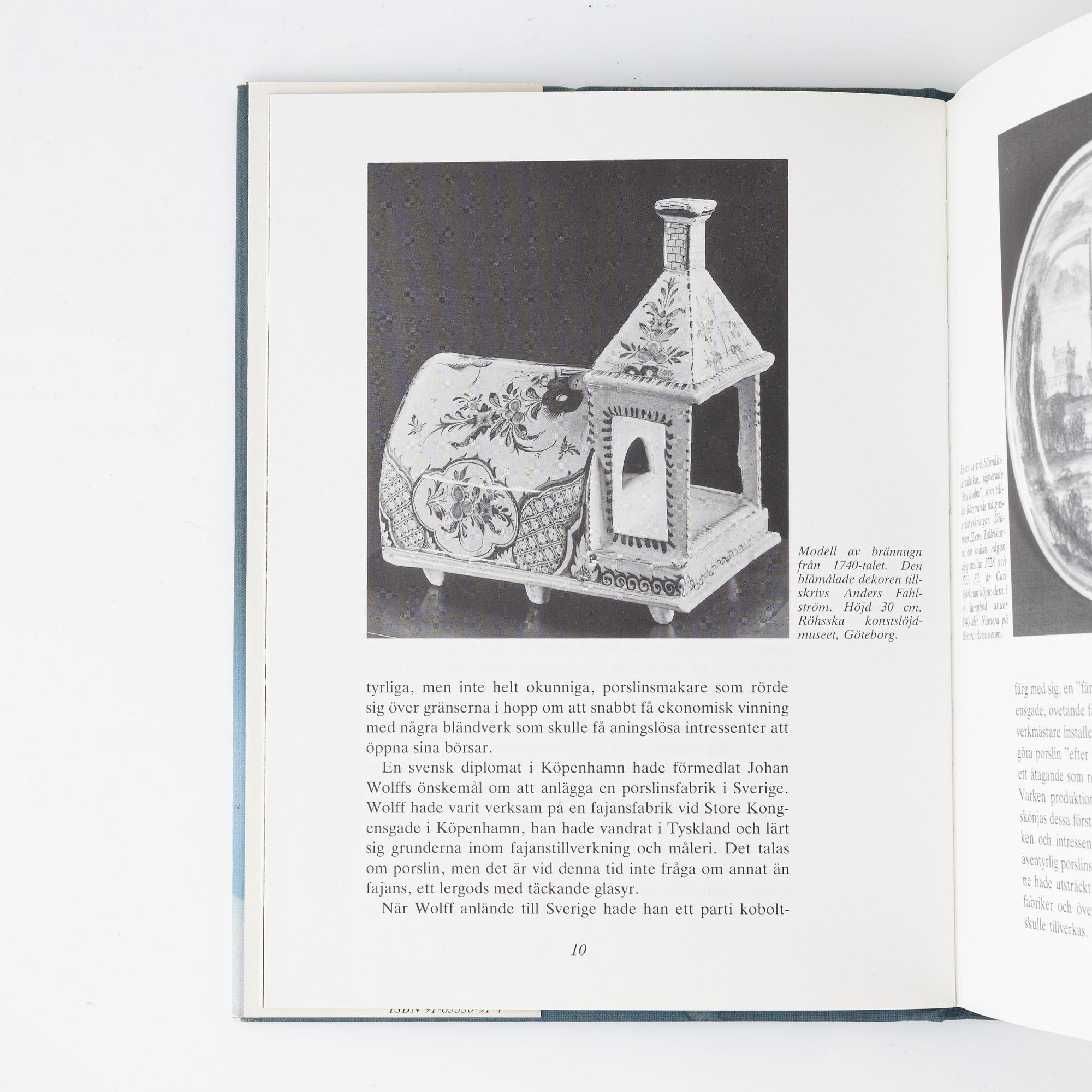 Böcker om svensk keramik. 19 st..