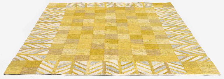 A carpet, flat weave, c. 242 x 180 cm.