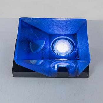 Bertil Vallien, a limited edition glass sculpture Kosta Boda, Sweden, signed.