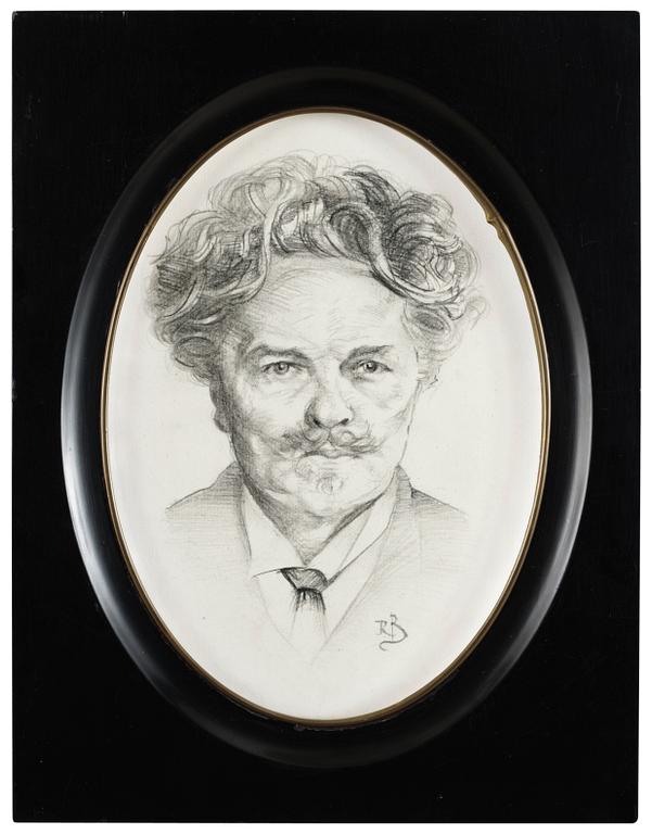 Richard Bergh, Porträtt av August Strindberg.