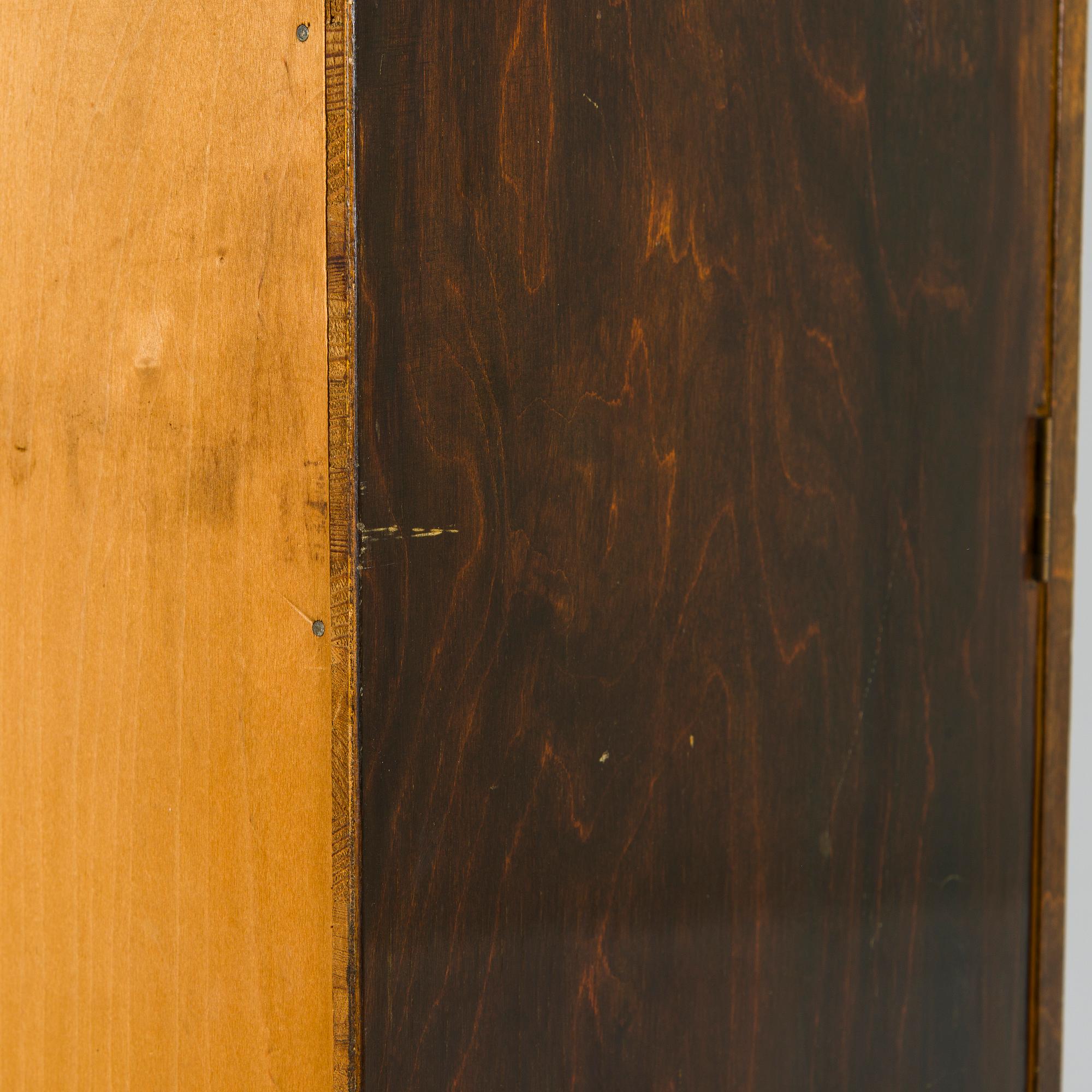 Serving cabinet, "cocktail cabinet" probably manufactured by Oy Boman AB in the 1940s.