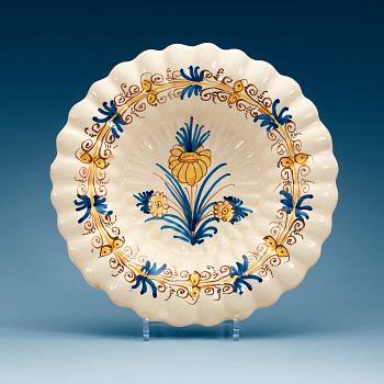 850. A Delft faience dish, 18th Century.