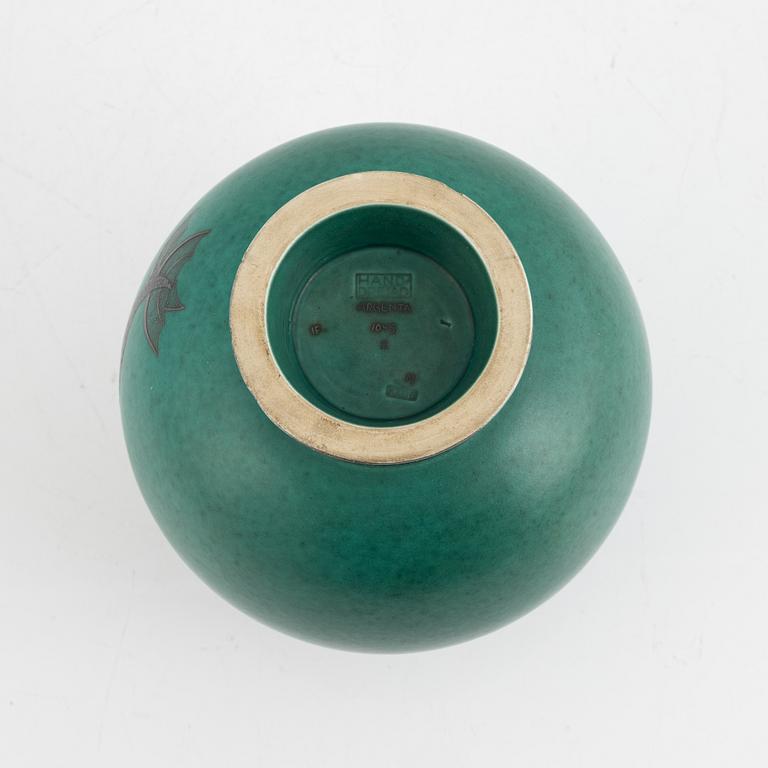 Wilhelm Kåge, vas, "Argenta", Gustavsberg, 1943.