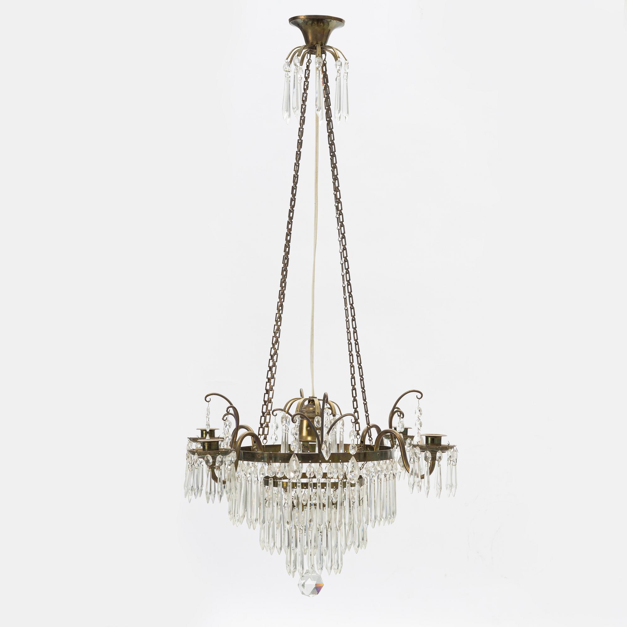 Ljuskrona, 1900-talets första hälft.