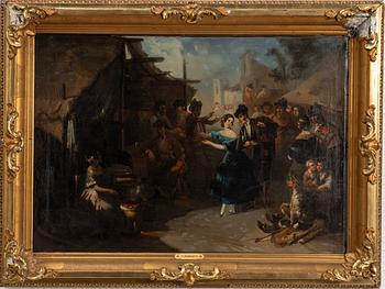 Spanish school, 19th century, The Flamenco Dance.