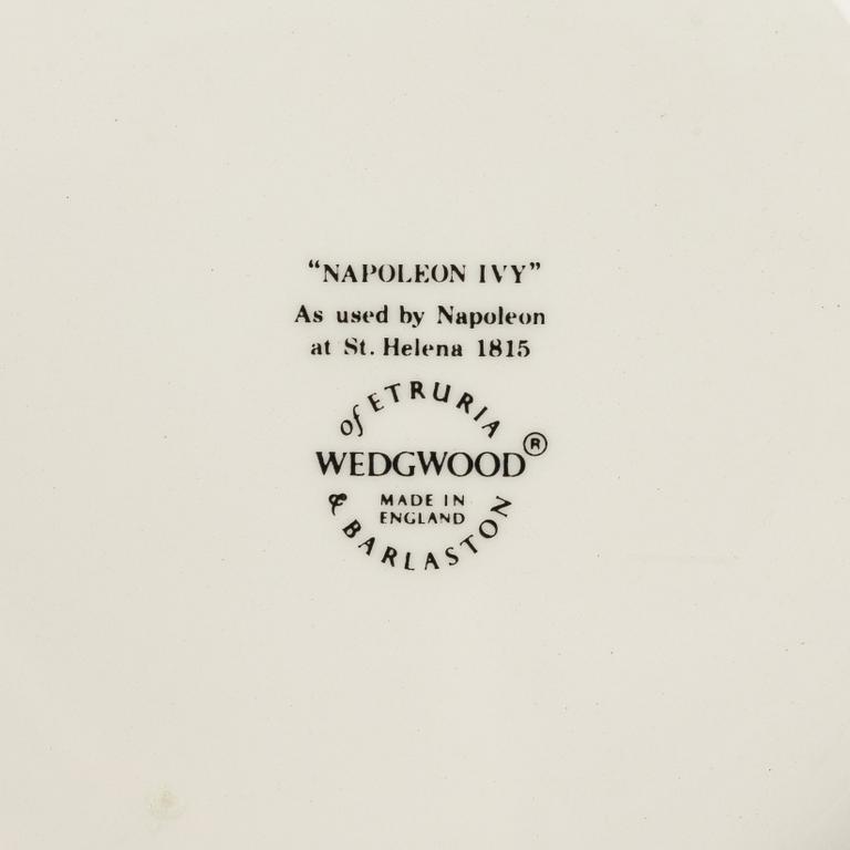 A 78-piece 'Napoleon Ivy' dinner, tea and coffee service, Wedgwood, England.