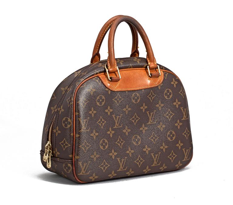 A monogram canvas handbag by Louis Vuitton, "Deauville", 1990's.