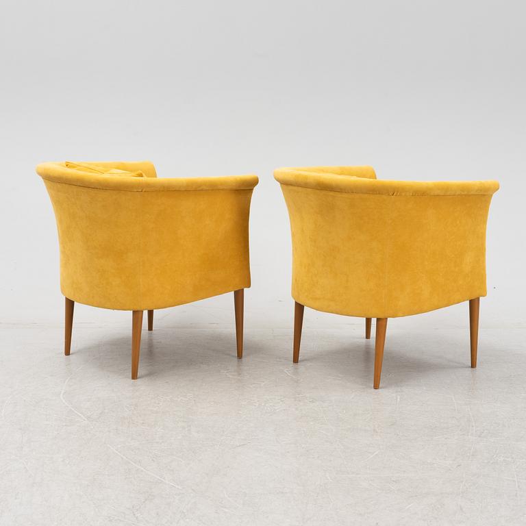 Marie Norell-Möller, a pair of 'Cicci', easy chairs, Norell Möbel.