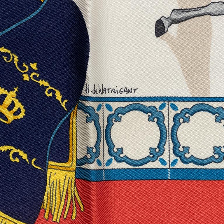 Hermès, scarf, "Real Escuela Andaluza Del Arte Ecuestre".