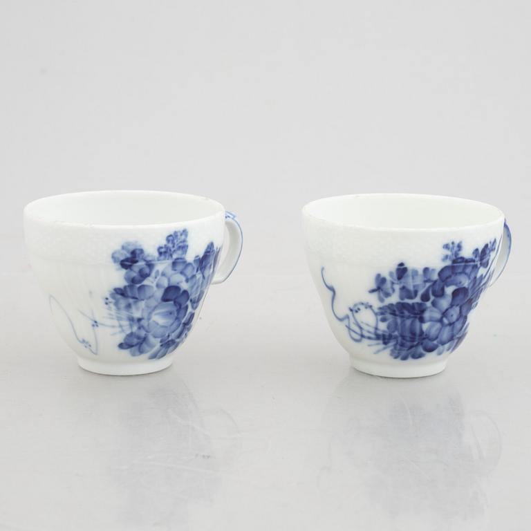 Royal Copenhagen, a 27-piece coffee service, 'Blue Flower', Denmark.