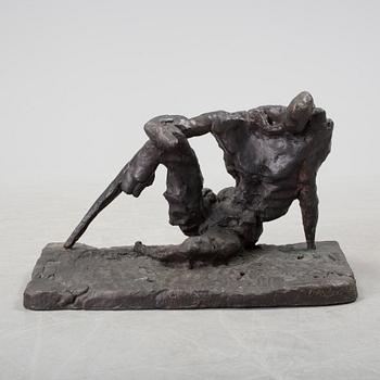 TORE ENAR HÖGLUND, sculpture, bronze. Signed and with foundry mark. Height 36 cm, length 59 cm.