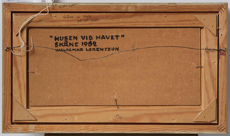 Waldemar Lorentzon, "Husen vid havet".