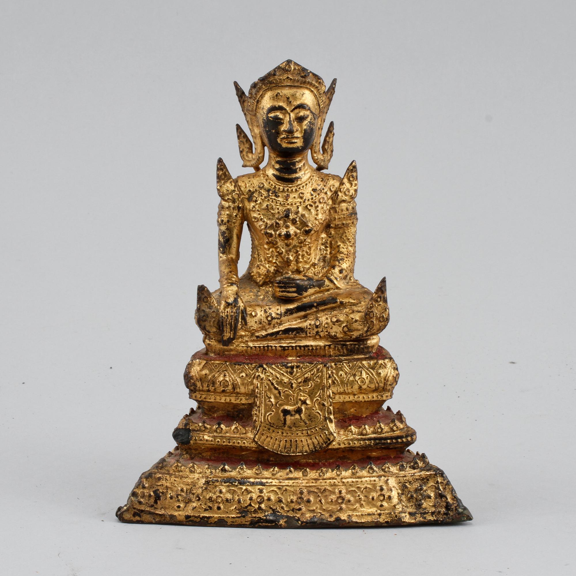 BUDDHA, brons, Thailand, 1800/1900-tal.