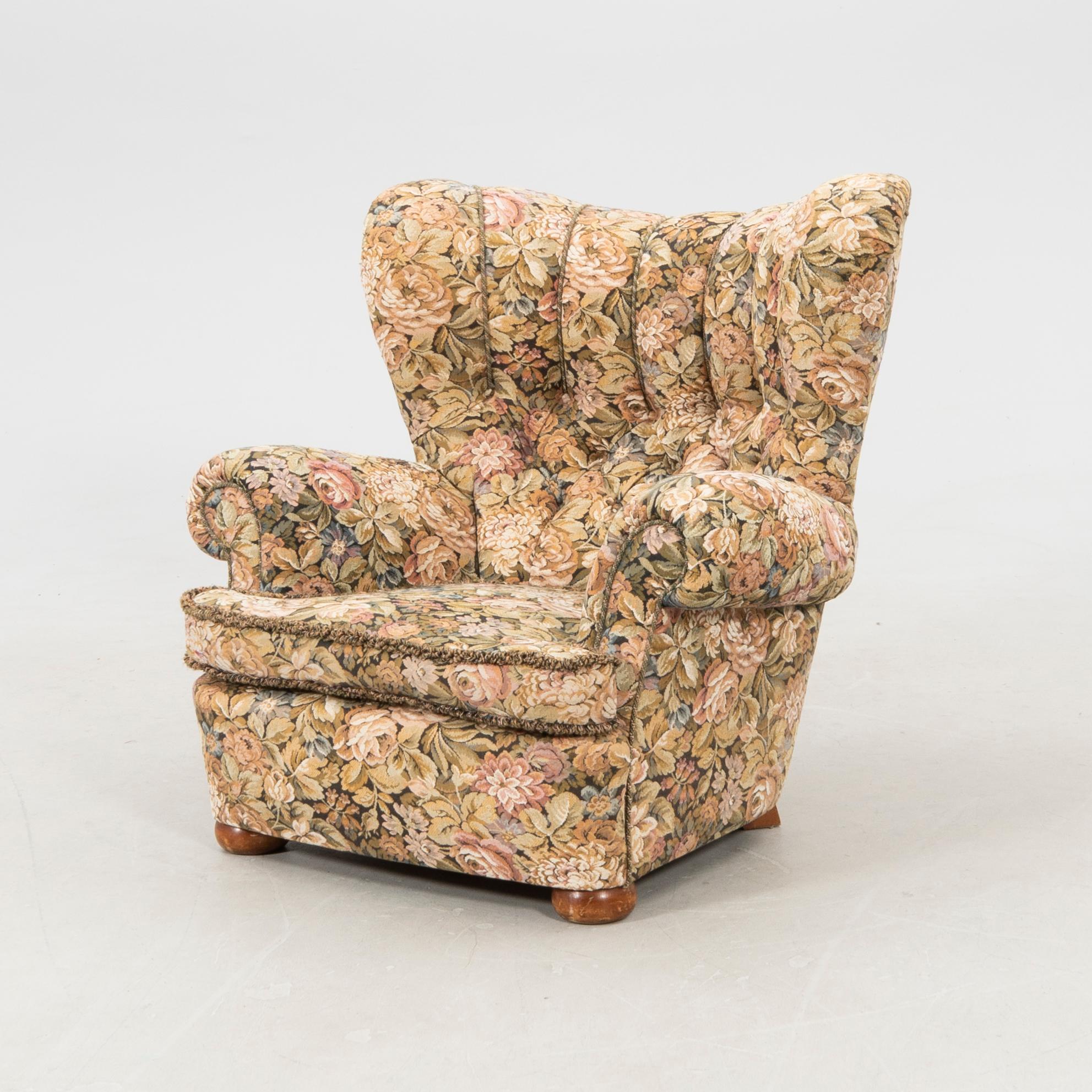 Armchair Swedish Modern 1940s.