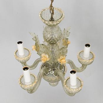 A Murano chandelier. Height 70 cm.