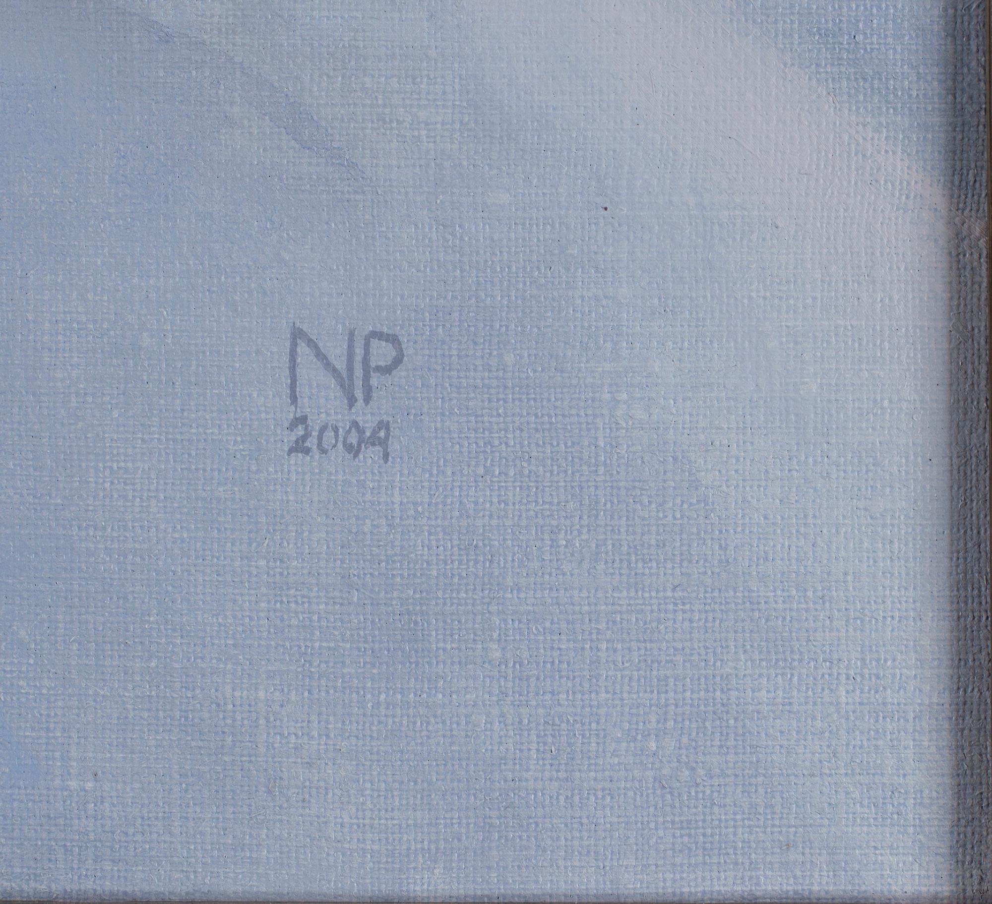 OKÄND KONSTNÄR, olja på duk, signerad NP och daterad 2004.